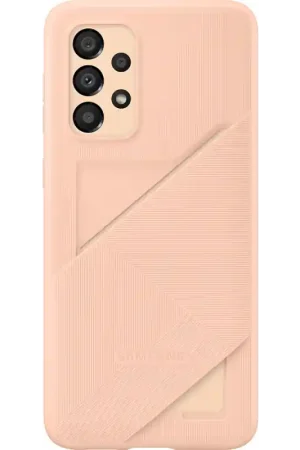 Coque Samsung G A33 5G souple Ultra fine avec porte-carte intégrée Pêche Samsung Acheter Direct