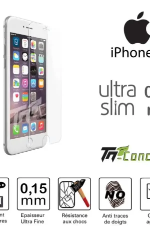 Apple iPhone 6 / 6S - Vitre de Protection Ultra Slim 0,15 mm - TM-Concept® - Verre trempé Pas Cher