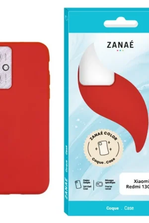 Promotion Saisonnière Coque Zanae Color pour Redmi 13C 5G Rouge