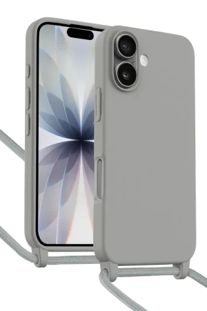 Prix Bas ShieldCase Coque iPhone 17 avec cordon pour téléphone (gris)