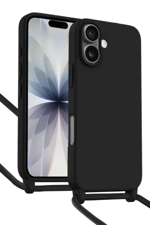 Bon Plan ShieldCase Coque iPhone 17 avec cordon pour téléphone (noir)