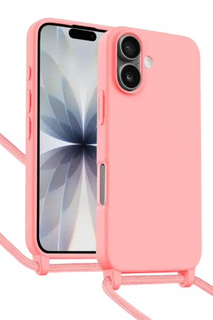 ShieldCase Coque iPhone 17 avec cordon pour téléphone (rose) Must-Have