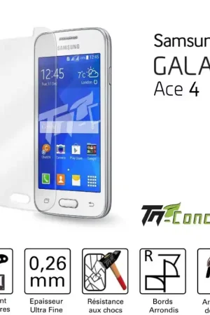 Samsung Galaxy Ace 4 - Vitre de Protection Standard Premium - TM-Concept® - Verre trempé Haute Qualité