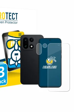 Achetez Aujourd’hui 3 Pièces BROTECT AirGlass Protection d'écran en verre pour OnePlus 15 (Avant+Caméra)
