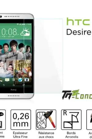 Expédié Aujourd’hui HTC Desire 620 - Vitre de Protection Standard Premium - TM-Concept® - Verre trempé