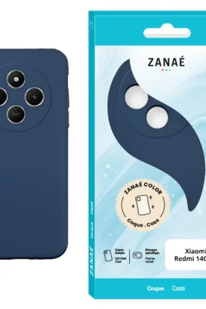 Acheter En Ligne Coque Zanae Color pour Redmi 14C 4G Marine