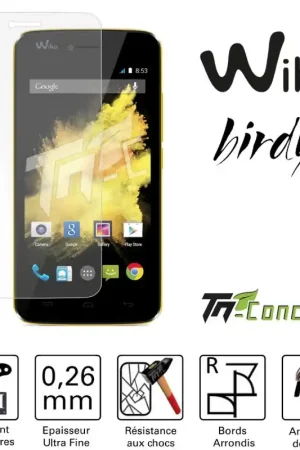 Wiko Birdy - Vitre de Protection Standard Premium - TM-Concept® - Verre trempé Expédié Aujourd’hui