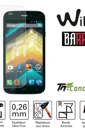 Wiko Barry - Vitre de Protection Standard Premium - TM-Concept® - Verre trempé Populaire