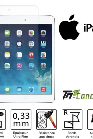 Ipad 5 - Vitre de Protection Tablette - TM-Concept® - Verre trempé Dernière Chance