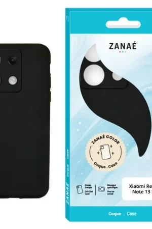 Top Vente Coque Zanae Color pour Redmi Note 13 5G Noir