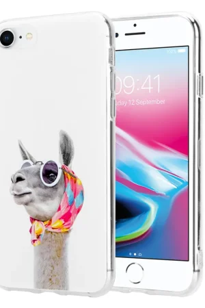 ShieldCase Coque iPhone SE 2022 No Drama Lama Bon Marché