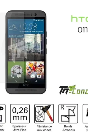 HTC One M9 - Vitre de Protection Standard Premium - TM-Concept® - Verre trempé Réduction