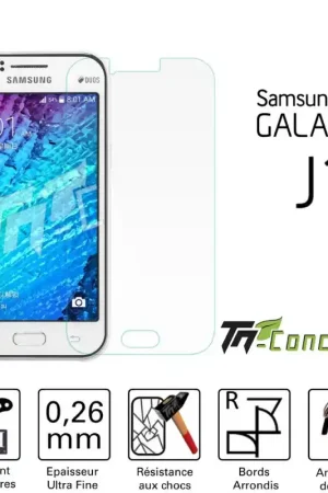 Samsung Galaxy J1 - Vitre de Protection Standard Premium - TM-Concept® - Verre trempé Achat Immédiat