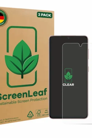 Réduction 2 Pièces ScreenLeaf Clear Protection d'écran durable pour Samsung Galaxy S21 5G