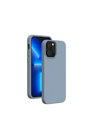 Certifié Coque iPhone 13 Pro Max Silicone SoftTouch Storm Blue Bigben