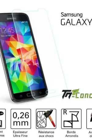 Samsung Galaxy S5 - Vitre de Protection Standard Premium - TM-Concept® - Verre trempé Offre Spéciale