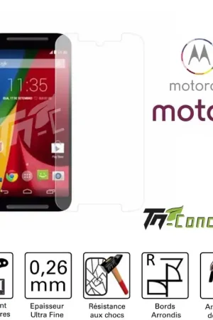 Affaire À Saisir Motorola Moto G2 - Vitre de Protection Standard Premium - TM-Concept® - Verre trempé