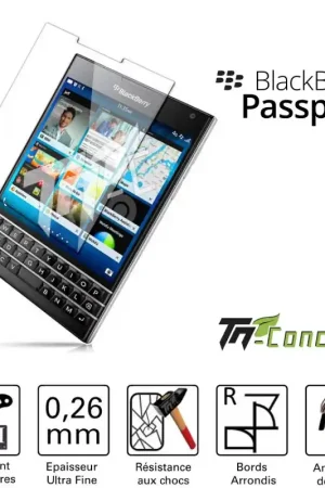 Blackberry Passport - Vitre de Protection Standard Premium - TM-Concept® - Verre trempé Vente Directe