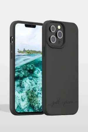 Pas Cher Coque iPhone 13 Pro Max Natura Noire - Eco-conçue Just Green