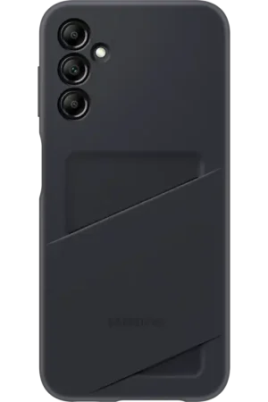 Remise Coque Samsung GALAXY A14 4G&5G souple Ultra fine avec porte-carte intégré Noire