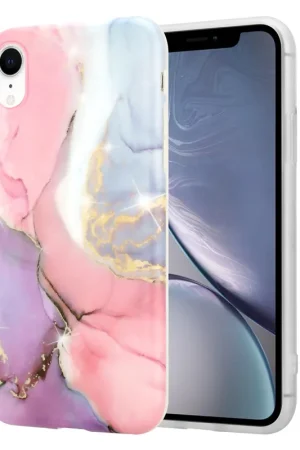 Expédition Rapide ShieldCase Coque iPhone Xr Lovely Lila Marble