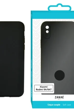Quantité Limitée Coque Zanae Color pour Xiaomi Redmi 9A / 9AT Noir