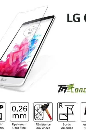 LG G3 - Vitre de Protection Standard Premium - TM-Concept® - Verre trempé Meilleur Choix