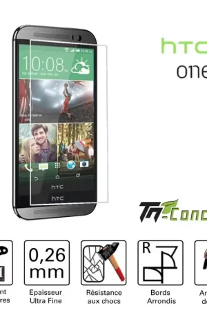 HTC One M8 / M8S - Vitre de Protection Standard Premium - TM-Concept® - Verre trempé Solde