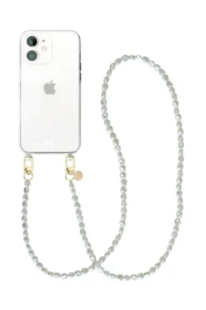 xoxo Wildhearts Coque transparente avec long cordon Pearlfection - iPhone 12 Expédié Aujourd’hui