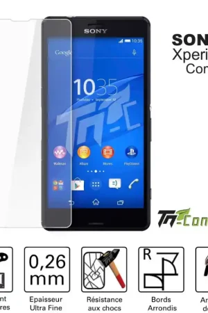 Sony Xperia Z1 Compact - Vitre de Protection Standard Premium - TM-Concept® - Verre trempé Meilleur Prix