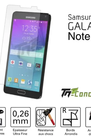 Samsung Galaxy Note 4 - Vitre de Protection Standard Premium - TM-Concept® - Verre trempé Soldes