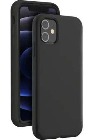 Quantité Limitée Coque Apple iPhone 12 / 12 Pro SoftTouch Noire Bigben
