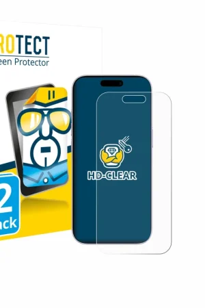 2 Pièces BROTECT HD-Clear Film de protection d'écran pour Apple iPhone 17 Paiement Sécurisé