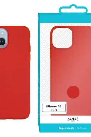Remise Coque Zanae Color Rouge pour iPhone 14 Plus