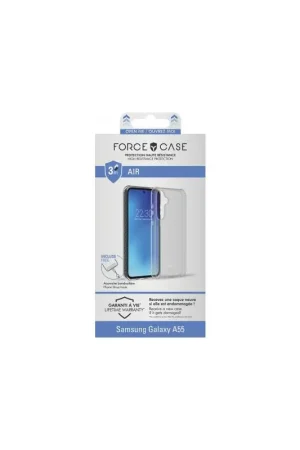 Acheter En Ligne Coque Renforcée samasung Galaxy A55 5G AIR Transparente - Garantie à vie Force Case