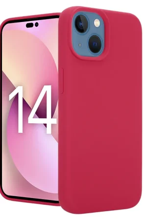 Coverzs Coque Luxe Liquid Silicone iPhone 14 Plus (rouge) Vente Directe
