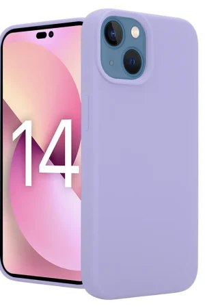 Coverzs Coque Luxe Liquid Silicone iPhone 14 Plus (violet) Offre Limitée