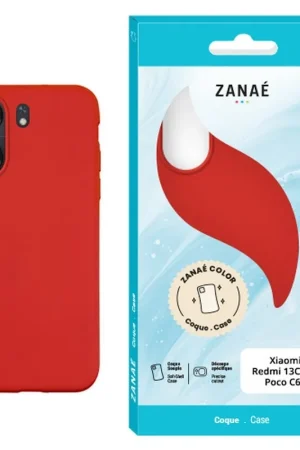 Solde Coque Zanae Color Rouge pour Redmi 13C 4G / Poco C65