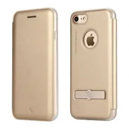 Offre Du Jour Housse Flip Totu Design iPhone 7 Or