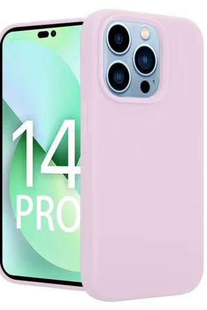 Usine Directe Coverzs Coque Luxe Liquid Silicone iPhone 14 Pro (rose)
