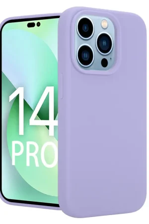 Coverzs Coque Luxe Liquid Silicone iPhone 14 Pro (violet) Livraison Gratuite
