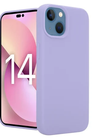 Prix Choc Coverzs Coque Luxe Liquid Silicone iPhone 14 (violet)