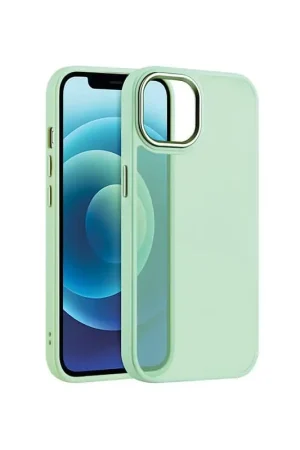 Achat Immédiat Housse effet satin mat transparent Vert - iPhone 16