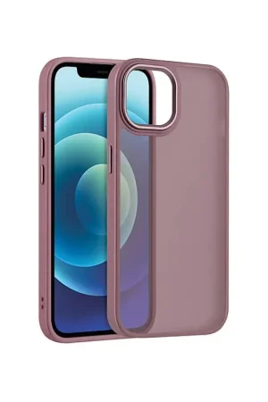 Achat Immédiat Housse effet satin mat transparent Rouge Bordeaux - iPhone 14 Pro