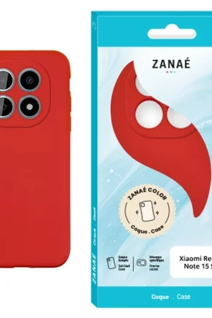 Bon Marché Coque Zanae Color rouge pour Redmi Note 15 5G