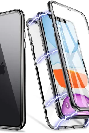 ShieldCase Coque magnétique avec plaque en verre iPhone 11 Livraison Gratuite