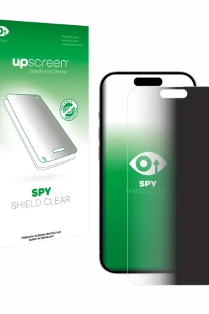 upscreen Spy Shield Clear Premium Film de protection d'écran confidentiel pour Apple iPhone 15 Pro Max Acheter En Ligne