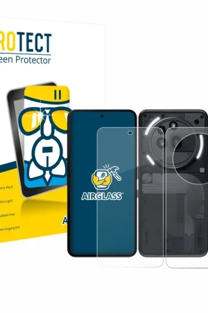 Petit Prix BROTECT AirGlass Protection d'écran en verre pour Nothing Phone (3a) Pro (Avant+Arrière)