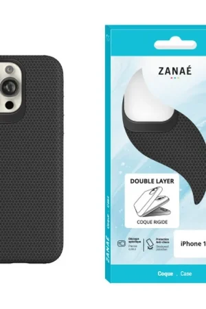 Prix Cassé Double Layer pour iPhone 16 Pro Noir