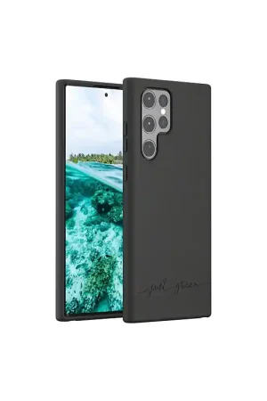 Affaire À Saisir Coque Samsung G S22 Ultra 5G Biodégradable Noire Just Green
